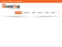 Tablet Screenshot of hostel-baj.pl